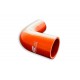 Silicone Reducer elbow 90' 16/25mm Orange