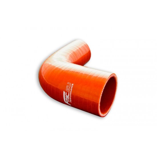 Silicone Reducer elbow 90' 19/25mm Orange