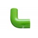 Silicone reducer elbow 90' 22/30mm Green