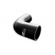 Silicone reducer elbow 90' 22/32mm Black
