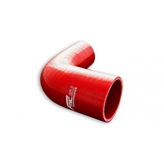 Silicone reducer elbow 90' 25/30mm Red