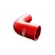 Silicone reducer elbow 90' 25/30mm Red