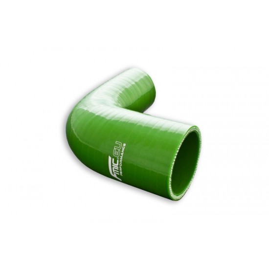 Silicone Reducer elbow 90' 25/35mm Green