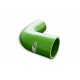 Silicone Reducer elbow 90' 25/35mm Green