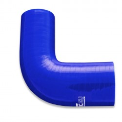 Silicone Reducer elbow 90' 25/38mm Blue