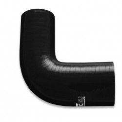 Silicone reducer elbow 90' 28/41mm Black