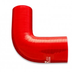 Silicone reducer elbow 90' 28/41mm Red