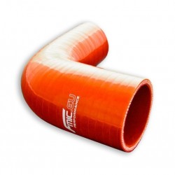 Silicone reducer elbow 90' 28/41mm Orange