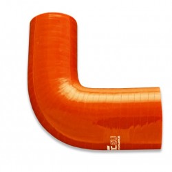 Silicone reducer elbow 90' 28/41mm Orange