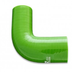 Silicone reducer elbow 90' 28/41mm Green