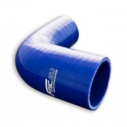 Silicone reducer elbow 90' 28/45mm Blue