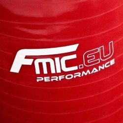 Silicone Reducer elbow 90' 70/80mm Red