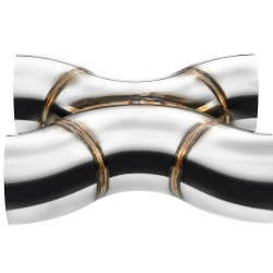 Welded X-Pipe FMIC.Pro 57mm 304 stainless steel