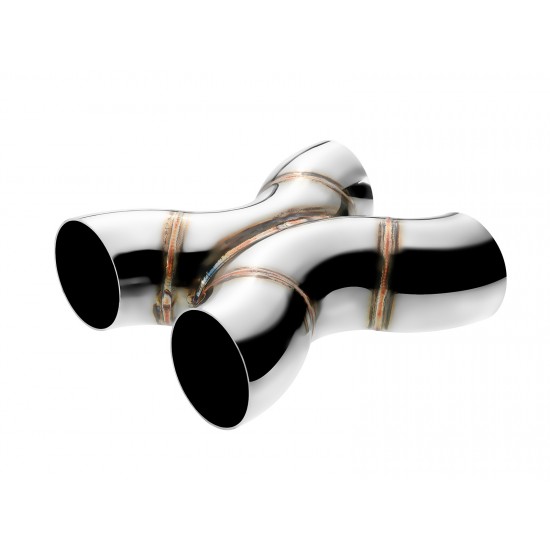 Welded X-Pipe FMIC.Pro 76mm 304 stainless steel