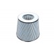 Cone air filter - diameter 89mm srebrny