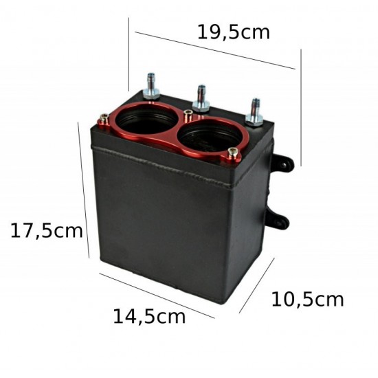 SWIRL POT 2L WITH DUAL PUMPS SLOT