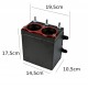 SWIRL POT 2L WITH DUAL PUMPS SLOT