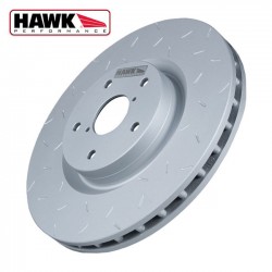 Brake Disc Hawk Quiet Slot front, 01-05 Honda Civic 2.0 Type R EP3 / 06-10 Civic Type R FN2 / 02-06 Acura RSX Type-S / 05-06 CR-V (300mm x 25mm)