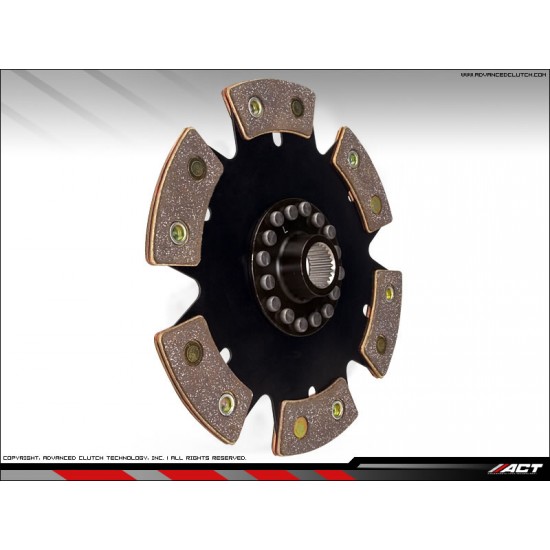 Clutch ACT 6 PAD RIGID Disc, Honda Civic Type-R 2.0l K20A (EP3/FN2) 01-10 / Honda Integra 2.0l DC5 01-05