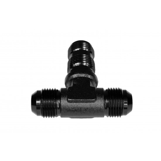 TEE BULKHEAD MALE/MALE/MALE AN12 Black