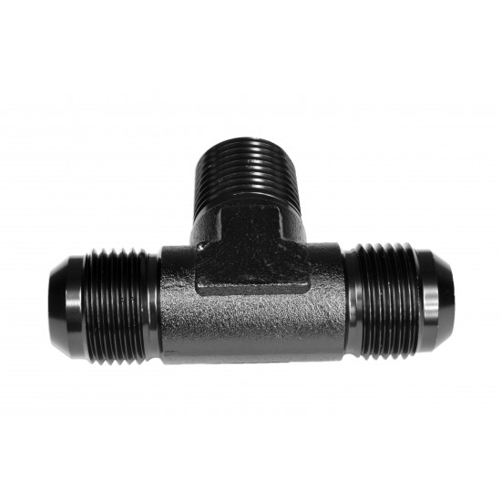 TEE MALE/MALE/MALE AN4-1/8 NPT-AN4 Black