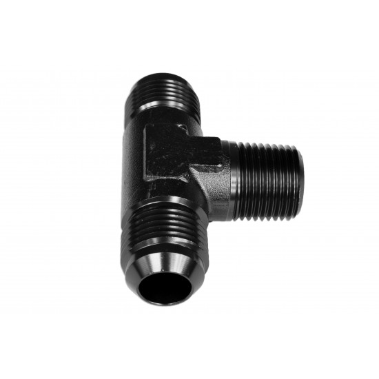 TEE MALE/MALE/MALE AN4-1/8 NPT-AN4 Black