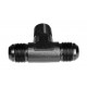 TEE MALE/MALE/MALE AN6-1/8 NPT-AN6 Black