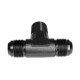 TEE MALE/MALE/MALE AN8-3/8 NPT-AN8 Black