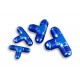 Tee male/male/male AN8/AN8/AN8 Blue