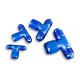 Tee male/female/male AN8/AN8/AN8 Blue