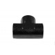 Tee female/female/female 1/2 NPT Black