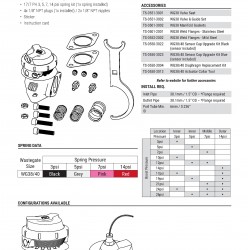 Turbosmart wastegate WG38 GenV Ultragate 38 14psi Blue