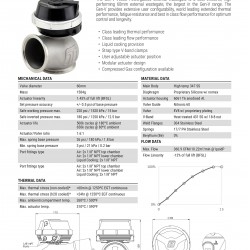 Wastegate Turbosmart TS-0555-1012 WG60 GenV Powergate 60 14psi