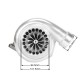 Turbocharger JRspec GTX3082R+ Hybrid Ceramic BB (GTX3087) T3 .63 żeliwo