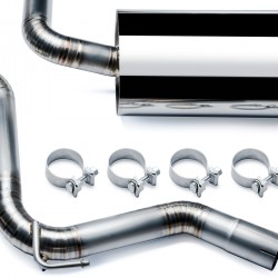 Titanium exhaust system Ford Mustang 2.3 Catback Vogler Racing