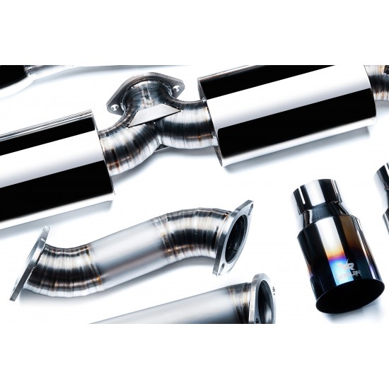 Titanium exhaust system Mitsubishi Lancer Evo X Catback Vogler Racing