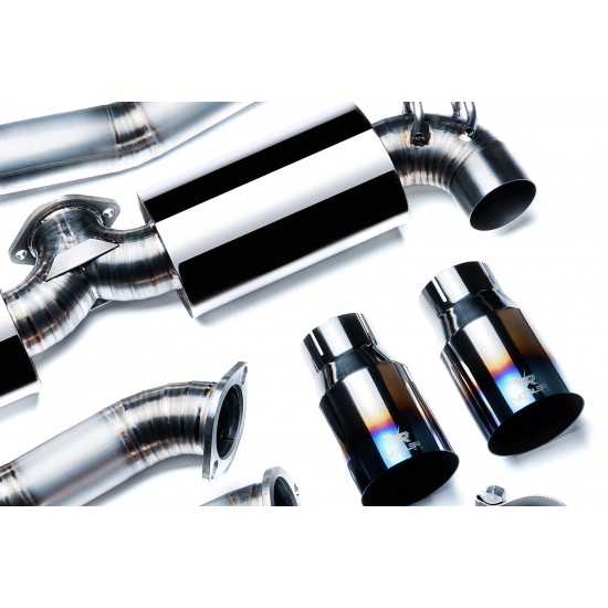 Titanium exhaust system Mitsubishi Lancer Evo X Catback Vogler Racing
