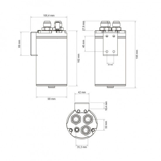 Nuke Performance Performance Catch Can 0.75 liter