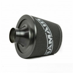 Universal Neck Black Large Aluminium Base Cone Filter Ramair JS-070-BK 70mm