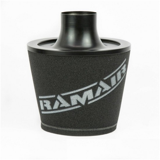 Universal Neck Black Large Aluminium Base Cone Filter Ramair JS-070-BK-KIT 70mm