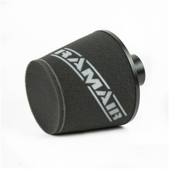 Universal Neck Black Large Aluminium Base Cone Filter Ramair JS-070-BK-KIT 70mm