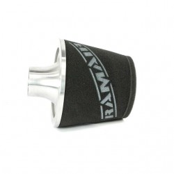 Universal Neck Black Large Aluminium Base Cone Filter Ramair JS-070-SL 70mm