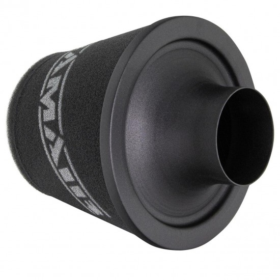 Universal Neck Black Large Aluminium Base Cone Filter Ramair JS-090-BK 90mm