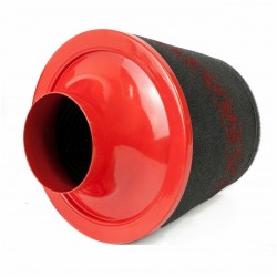 Universal Neck Black Large Aluminium Base Cone Filter Ramair JS-090-RD 89mm