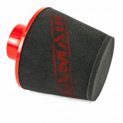 Universal Neck Black Large Aluminium Base Cone Filter Ramair JS-090-RD 89mm