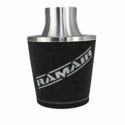 Universal Neck Black Large Aluminium Base Cone Filter Ramair JS-105-SL 70mm