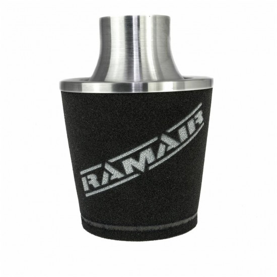 Universal Neck Black Large Aluminium Base Cone Filter Ramair JS-105-SL 70mm