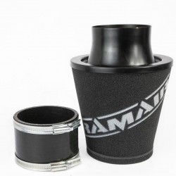 Universal Neck Black Large Aluminium Base Cone Filter Ramair JS-175-100-BK-KIT 102mm