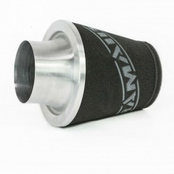 Universal Neck Black Large Aluminium Base Cone Filter Ramair JS-175-100-SL 102mm