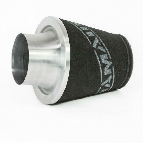 Universal Neck Black Large Aluminium Base Cone Filter Ramair JS-175-100-SL 102mm